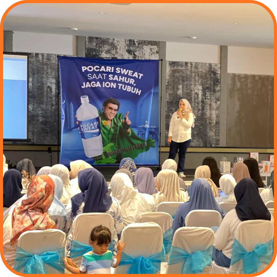 Sinergi RSIA BUNDA Semarang dan Pocari Sweat: Edukasi Kesehatan Bareng 50 Momfluencer di Frudo Semarang